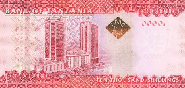 10000 Schillings Tansania P.44b 2015